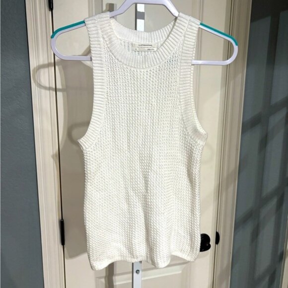 ANTHROPOLOGIE Size XS QUINN TEXTURED KNIT TANK TOP - Picture 1 of 5